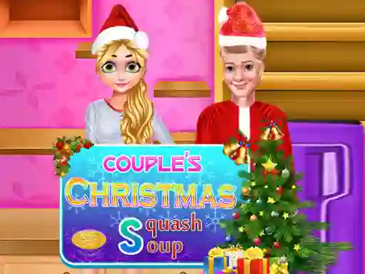 Gêm Couple Christmas Squash Soup ar-lein