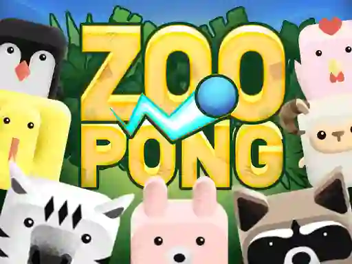 Gêm Zoo Pong ar-lein