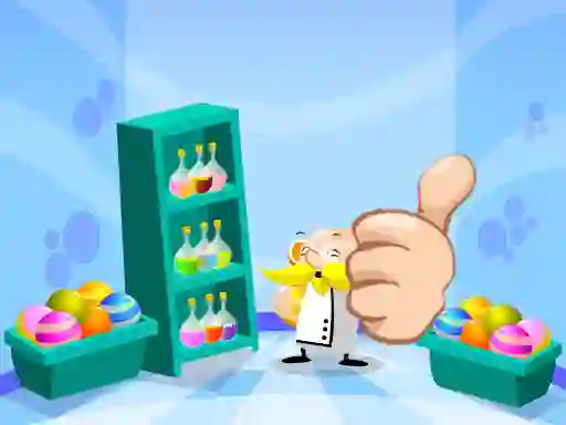 Gêm Crazy Professor Bubble ar-lein