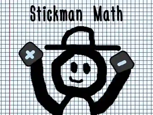 Gêm Stickman Math ar-lein