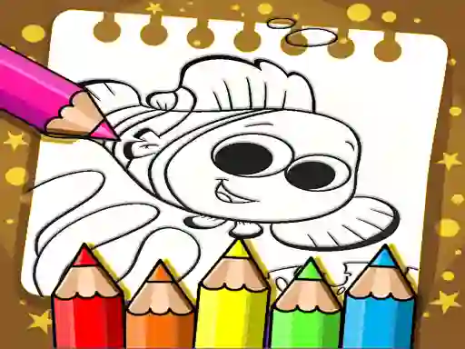 Gêm Finding Nemo Color Book ar-lein