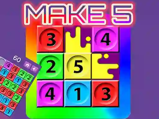 Gêm Make 5 ar-lein