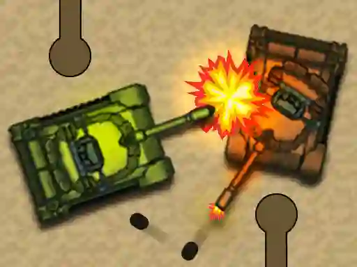 Gêm Micro Tank Wars ar-lein