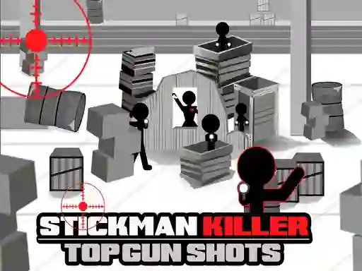 Gêm Stickman Killer Top gun Shots ar-lein
