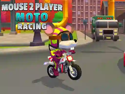 Gêm Mouse 2 Player Moto Racing ar-lein