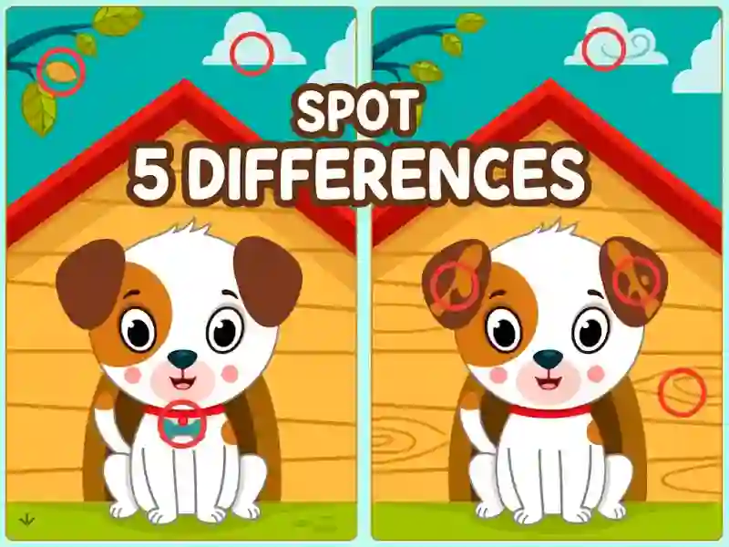 Gêm Spot 5 Differences ar-lein