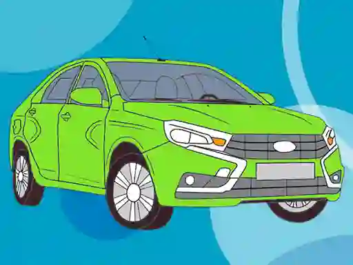 Gêm Russian Cars Coloring Book ar-lein