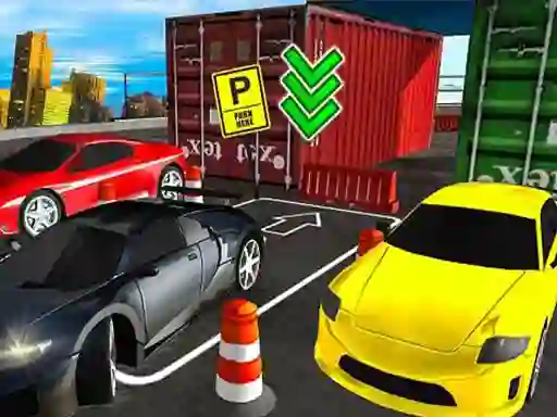 Gêm City car parking ar-lein