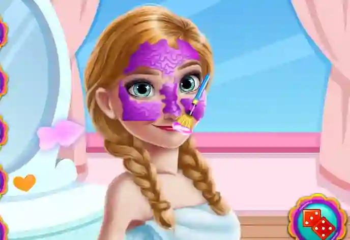 Gêm Ice Princess Fruity Skin Care ar-lein