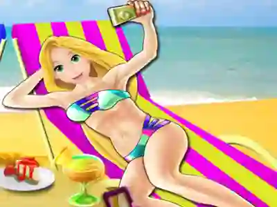 Gêm Princesses Perfect Tanning ar-lein