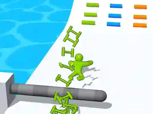 Gêm Ladder Master Color Run ar-lein