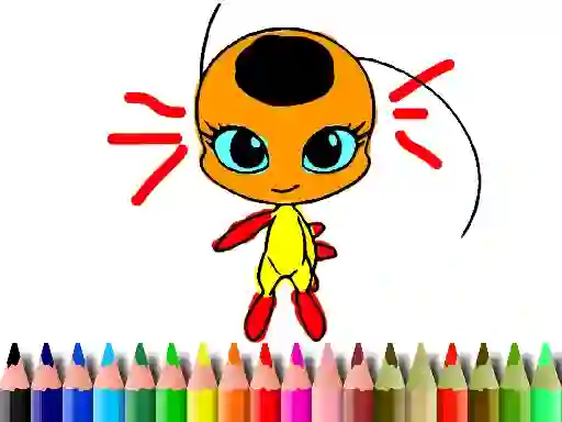 Gêm Back To School: Dotted Girl Coloring ar-lein