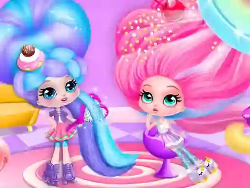 Gêm Cotton Candy Style Hair Salon ar-lein