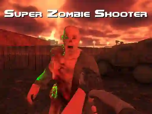 Gêm Super Zombie Shooter ar-lein