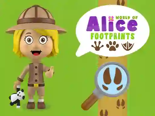 Gêm World of Alice Footprints ar-lein