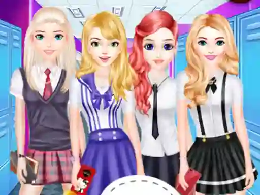 Gêm Girls School Fashion ar-lein