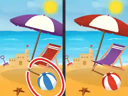 Gêm Spot The Difference Seasons ar-lein