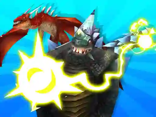 Gêm Kaiju Run - Dzilla Enemies ar-lein