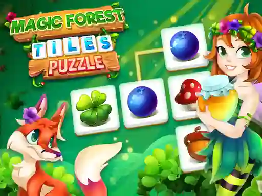 Gêm Magic Forest Tiles Puzzle ar-lein