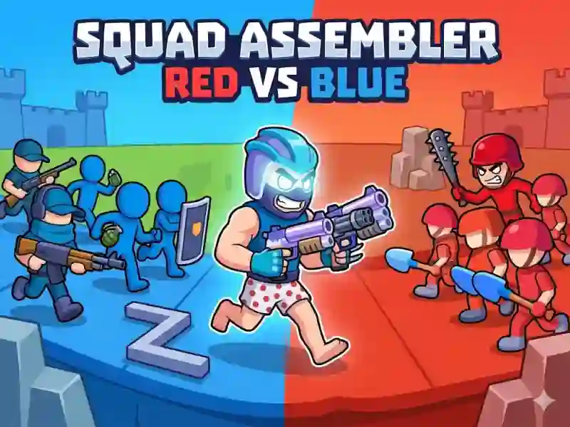 Gêm Squad Assembler Red Vs Blue ar-lein
