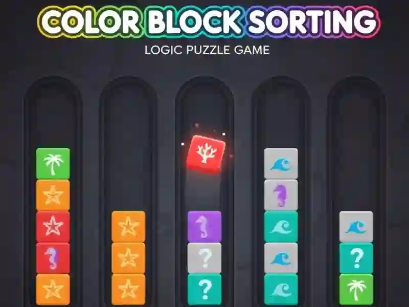 Gêm Color Block Sorting ar-lein