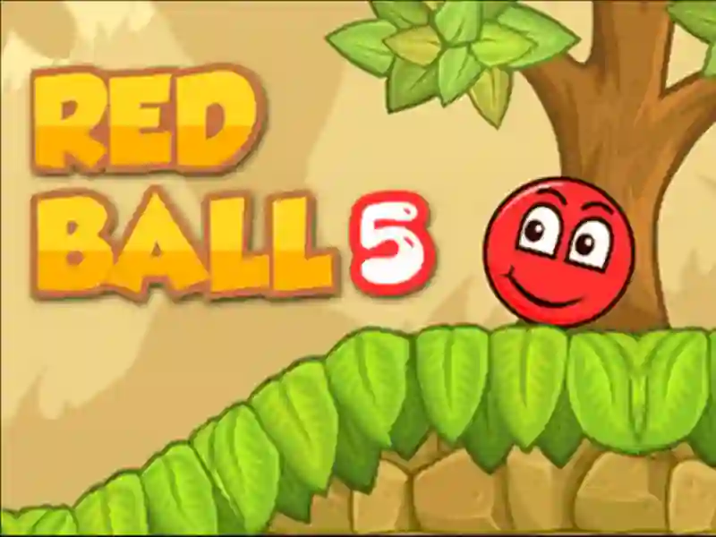 Gêm Red Bounce Ball 5 ar-lein