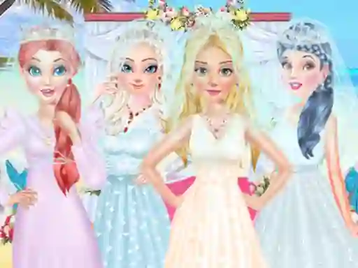Gêm Princess Collective Wedding ar-lein