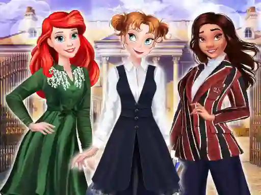 Gêm Back To School: Princess Preppy Style ar-lein