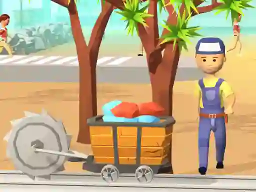 Gêm Stone Miner 3d ar-lein