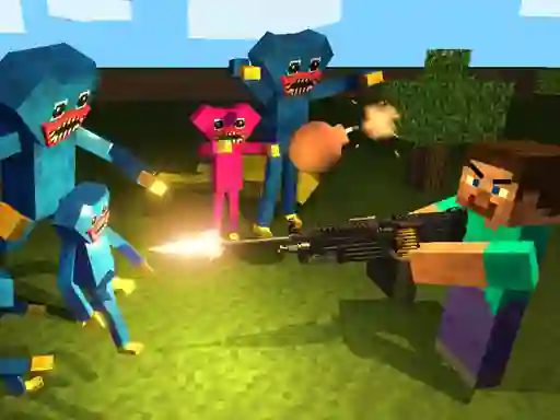 Gêm Mine Shooter: Huggy's Attack ar-lein