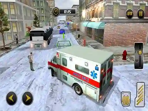 Gêm Modern city ambulance simulator ar-lein