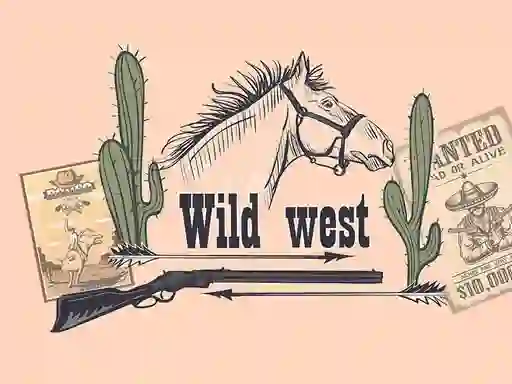 Gêm Wild Wild West Memory ar-lein