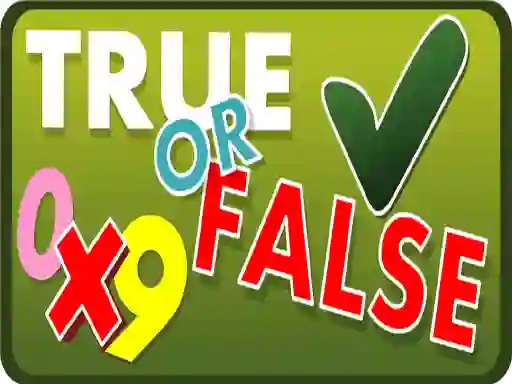 Gêm True or False ar-lein