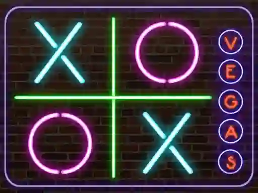 Gêm Tic-Tac-Toe: Vegas ar-lein