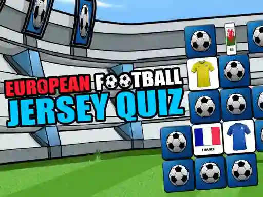 Gêm European Football Jersey Quiz ar-lein