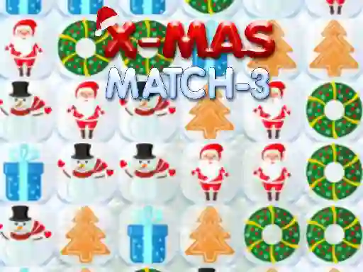 Gêm Xmas Match 3 ar-lein