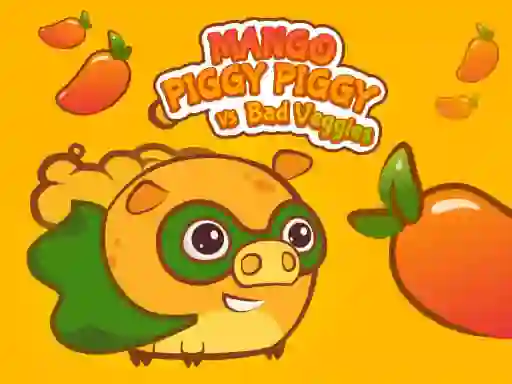 Gêm Mango Piggy Piggy vs Bad Veggies ar-lein