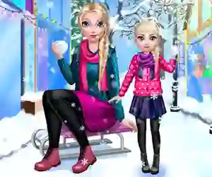 Gêm Elsie Winter Day ar-lein