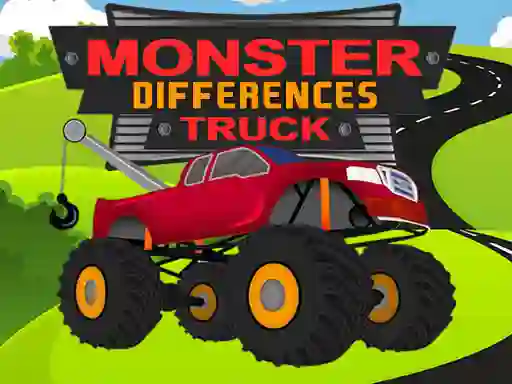 Gêm Monster Truck Differences ar-lein