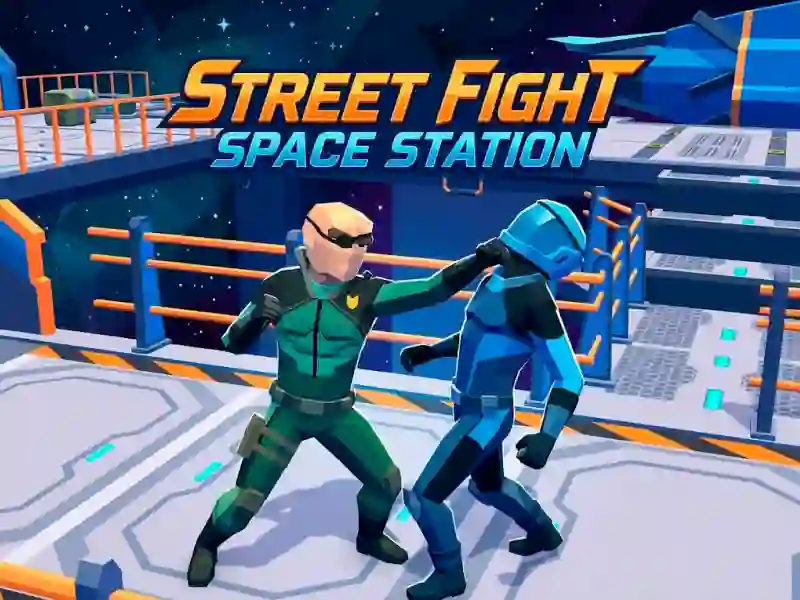 Gêm Street Fight Space Station ar-lein