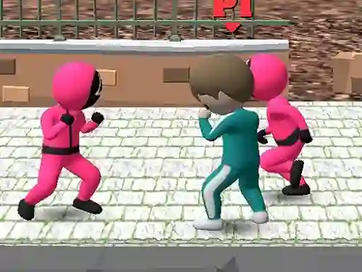 Gêm Squid Game Multiplayer Fighting ar-lein