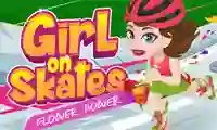Gêm Girl on Skates: Flower Power ar-lein