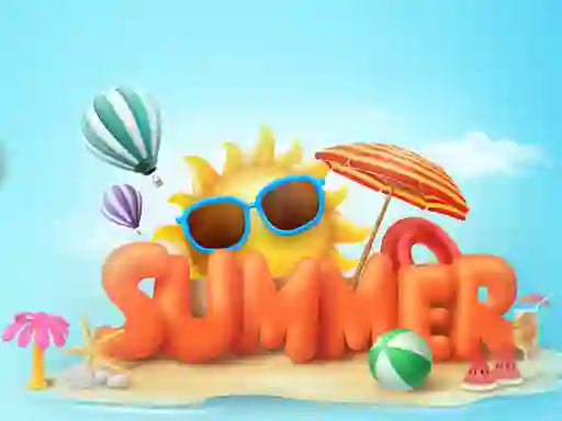 Gêm Happy summer jigsaw puzzle ar-lein