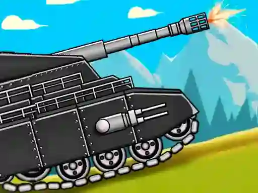 Gêm Tank Fury: Boss Battle 2D ar-lein