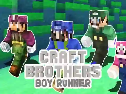 Gêm Craft Bros Boy Runner ar-lein
