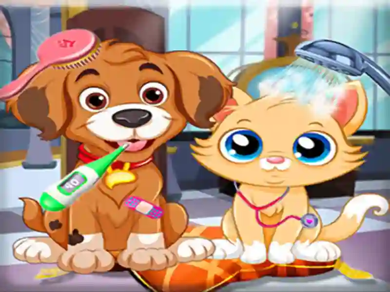 Gêm Puppy Pet Vet Care ar-lein