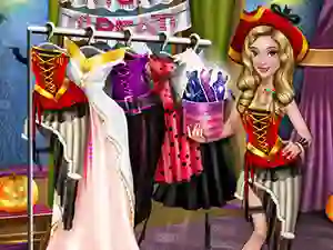 Gêm Dove Halloween Dolly Dress Up ar-lein