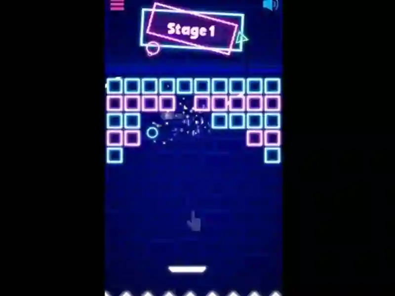 Gêm Neon Bricks ar-lein