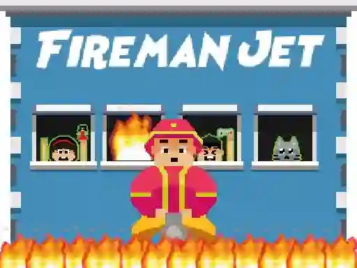 Gêm Fireman Jet ar-lein
