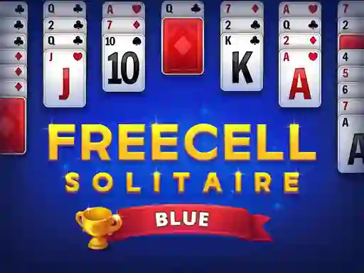 Gêm Freecell Solitaire Blue ar-lein